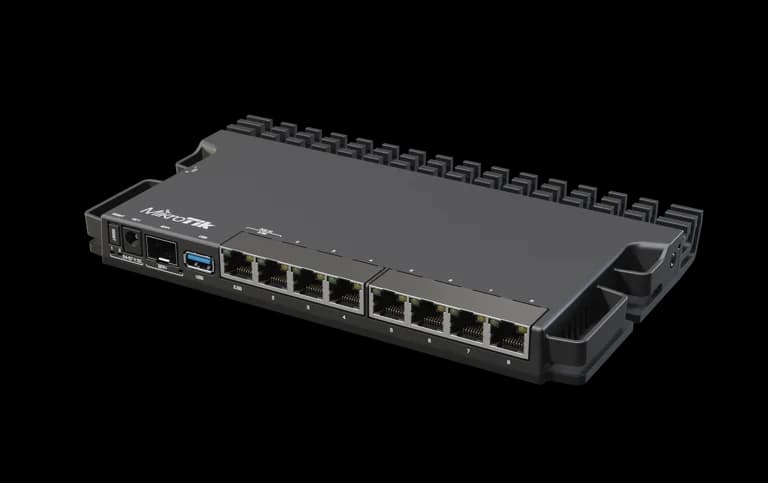 MikroTik RB5009UG+S+IN High-Performance Router, 7×Gigabit, 2.5G Ethernet & 10G SFP+